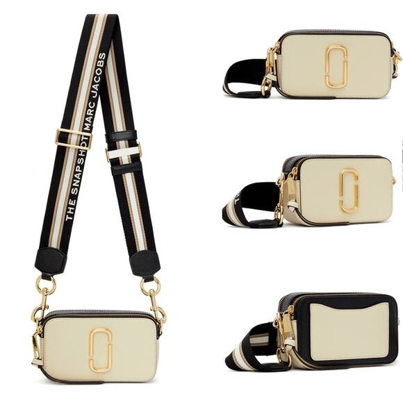 New Marc Jacobs Off-White “The Snapshot” Shoulder Bag - Picture 3 of 16